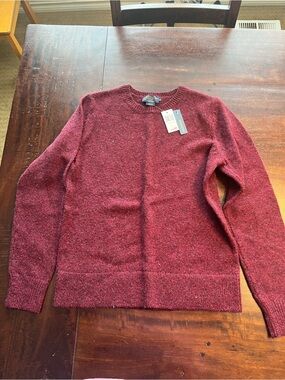 Pendleton Women's Crewneck Sweater in Burgundy Heather